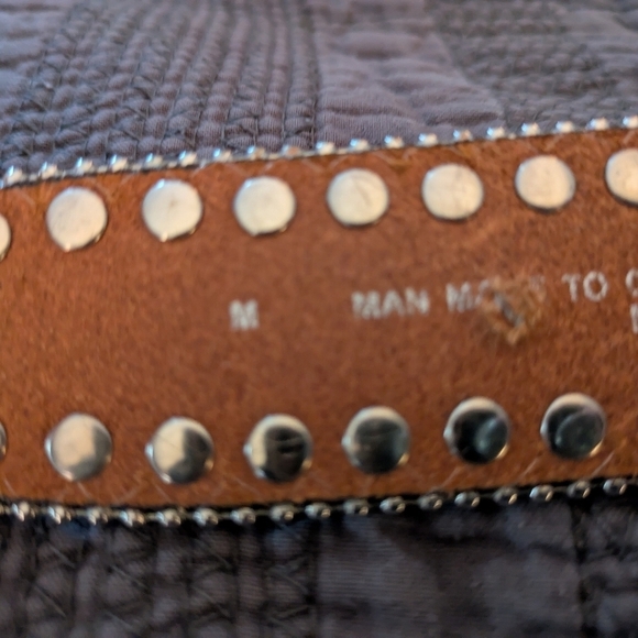 Blazin Roxx Black and Silver Studded Belt main image 10